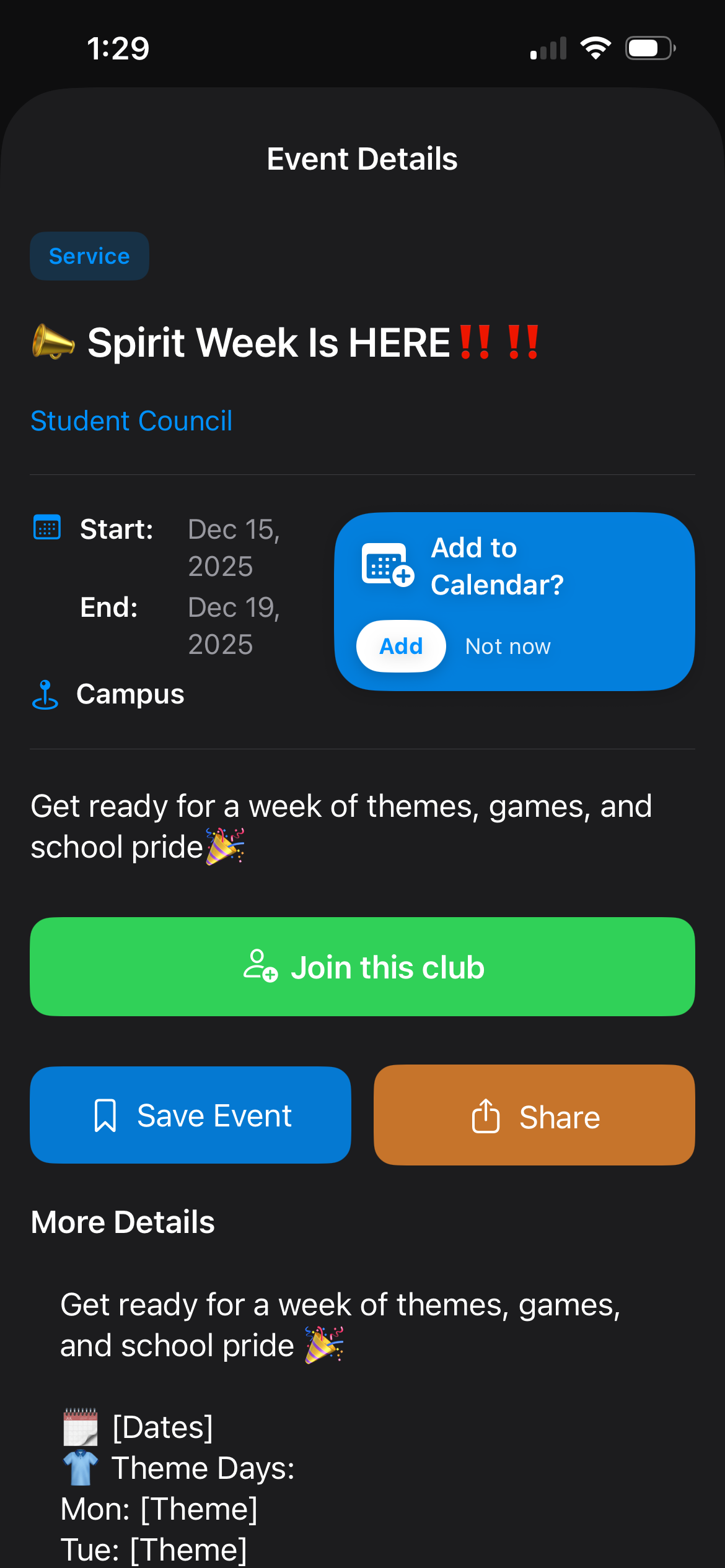 Event screenshot thumbnail